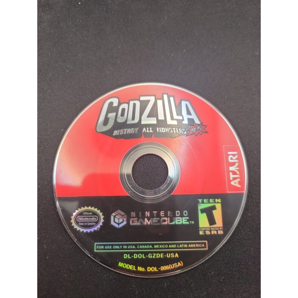Godzilla: Destroy All Monsters Melee (Nintendo GameCube, 2002) Tested & Working